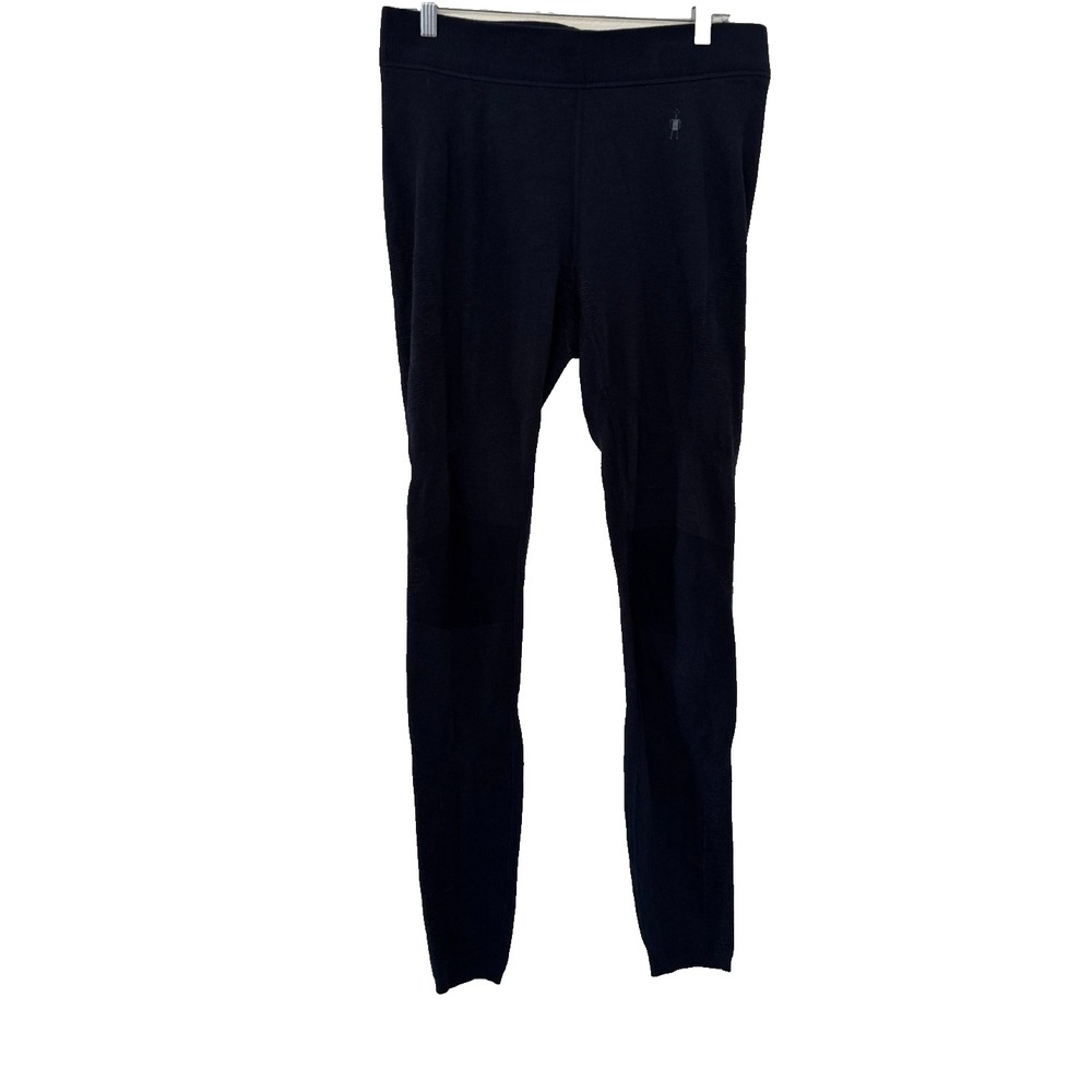 SmartWool Base Layer Pants Intraknit XL Blue Thermal Wool Stretch Skiing Hiking